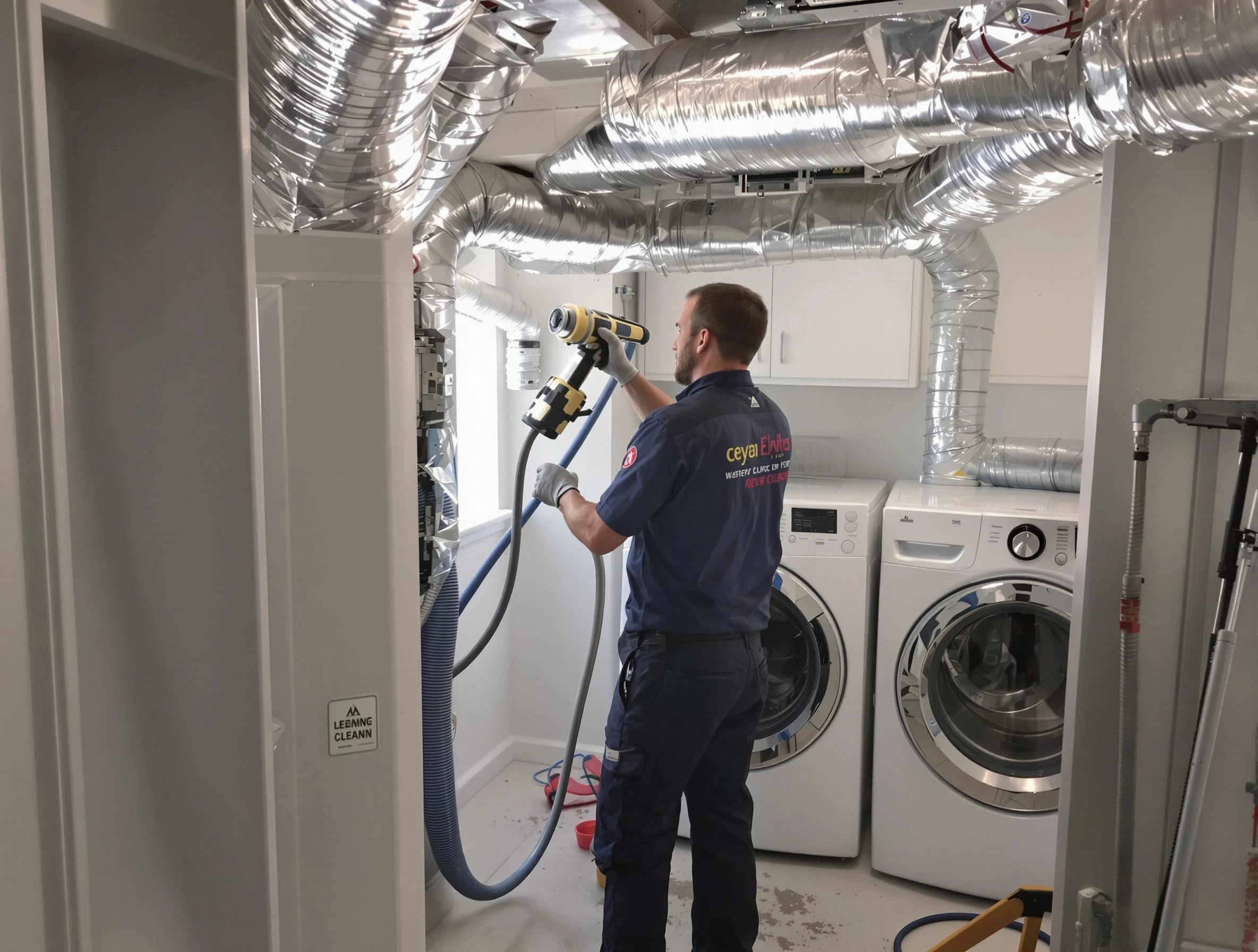 Applewood Dryer Vent Cleaning specialist using advanced equipment for thorough duct cleaning in Applewood