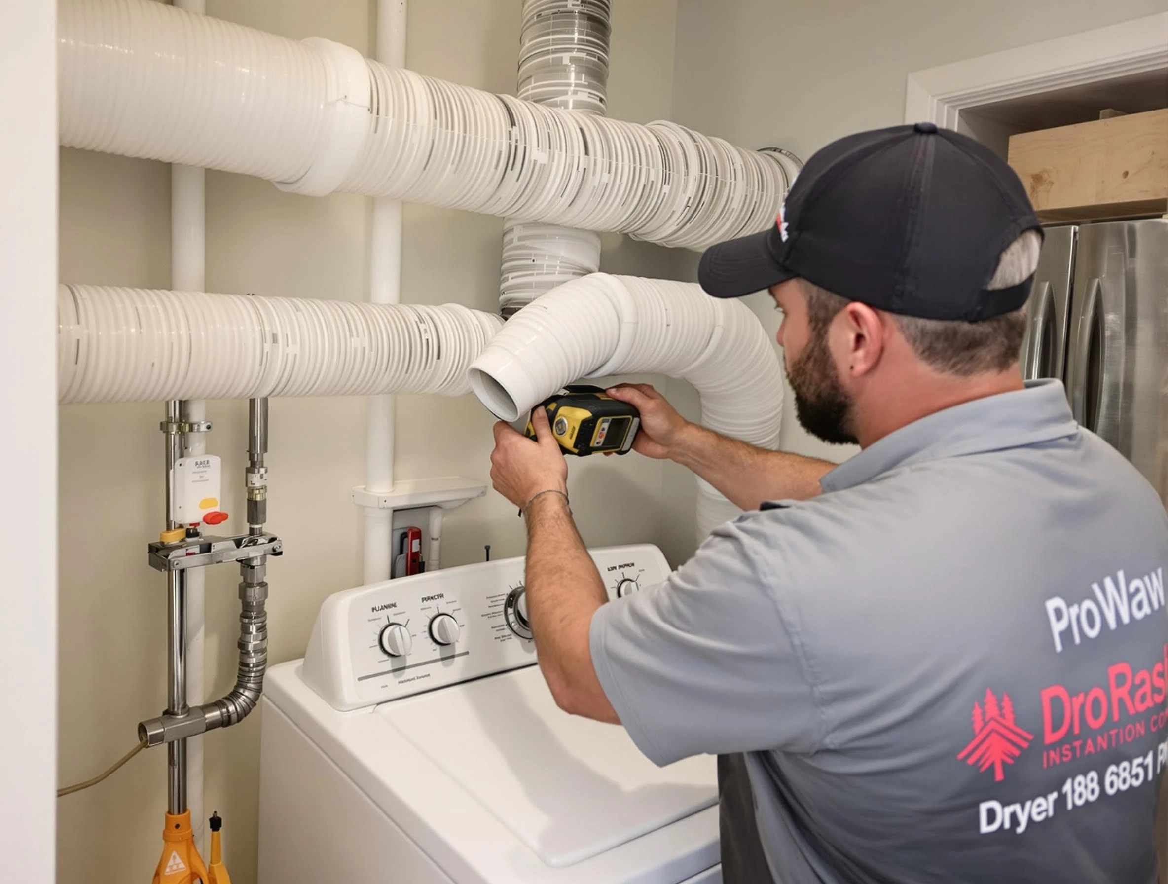 Professional dryer vent hose installation by Applewood Dryer Vent Cleaning in Applewood